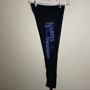 Team Beachbody Custom Leggings